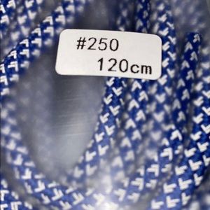 NEW PAIR ROYAL BLUE REFLECTIVE LACES 120CM SAFETY